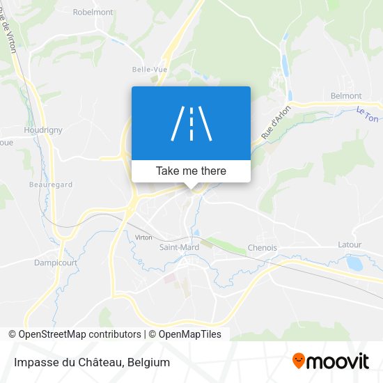 Impasse du Château plan