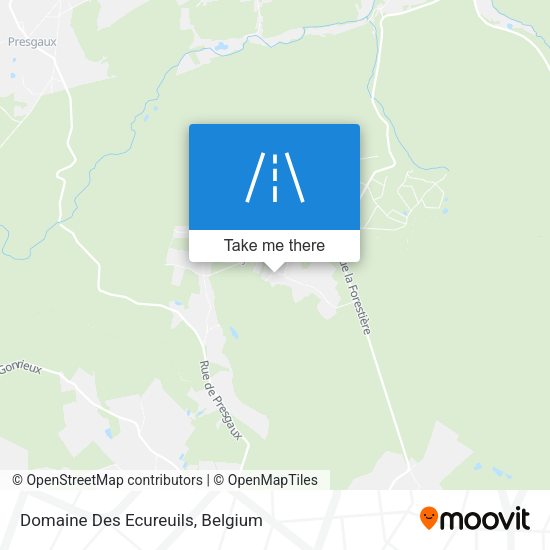Domaine Des Ecureuils map