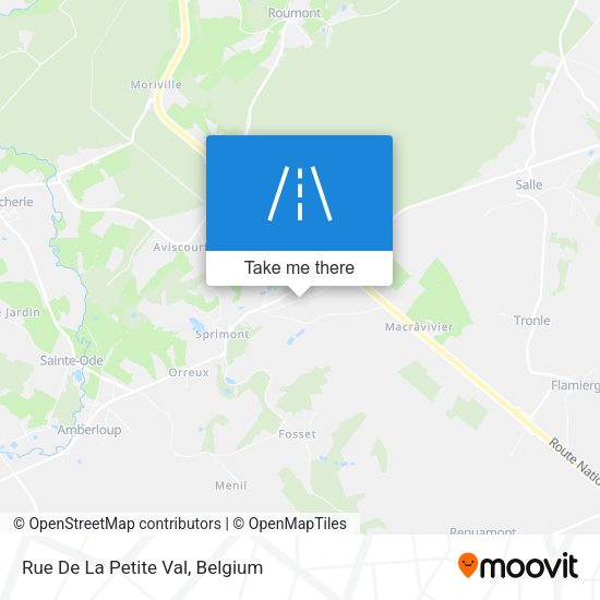 Rue De La Petite Val map