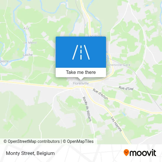 Monty Street map