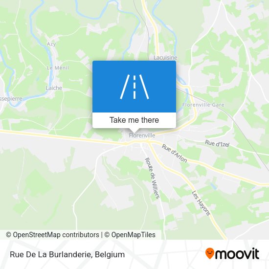 Rue De La Burlanderie plan