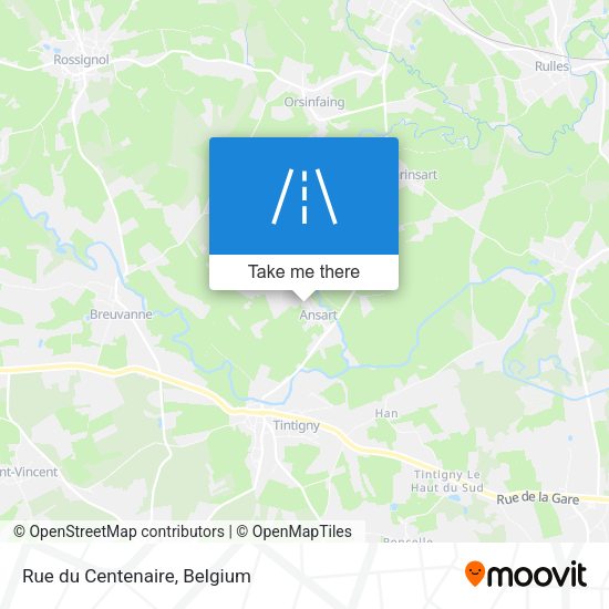 Rue du Centenaire map