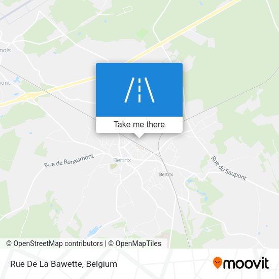 Rue De La Bawette plan