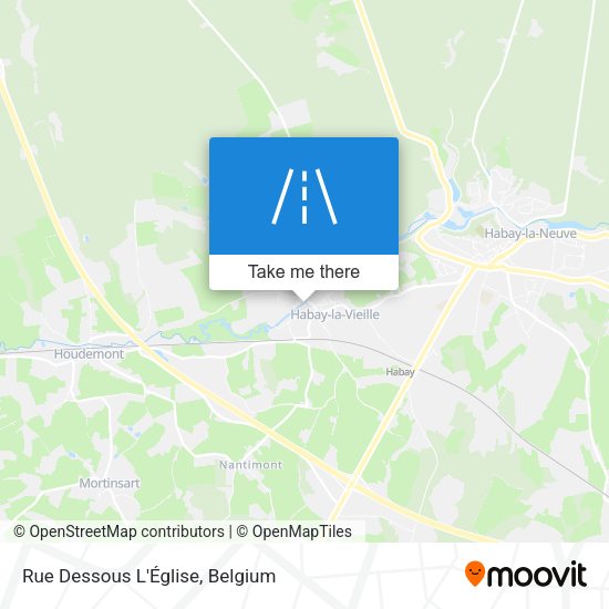 Rue Dessous L'Église map