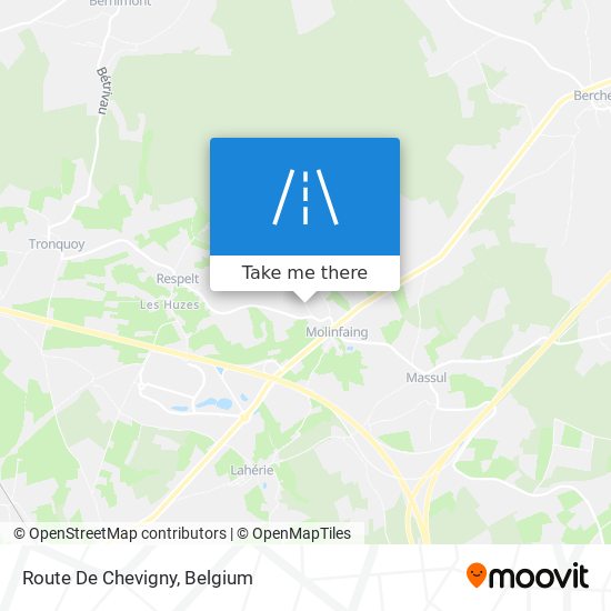 Route De Chevigny map
