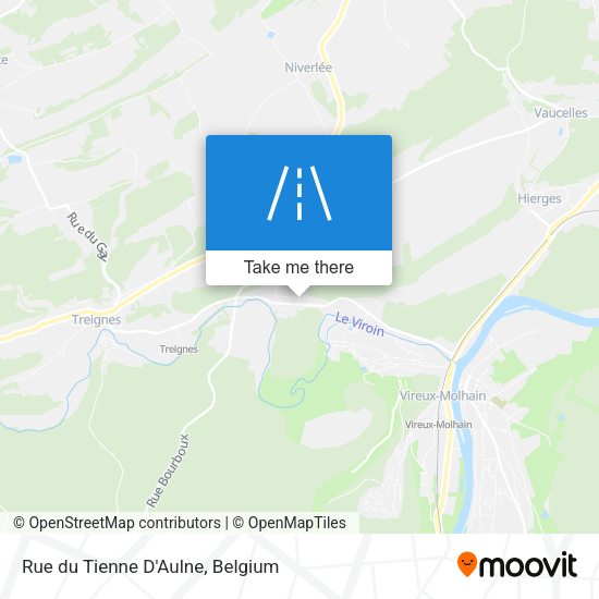 Rue du Tienne D'Aulne map