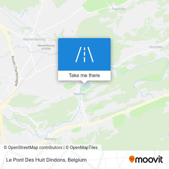 Le Pont Des Huit Dindons map