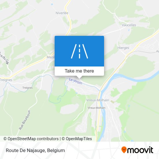 Route De Najauge plan