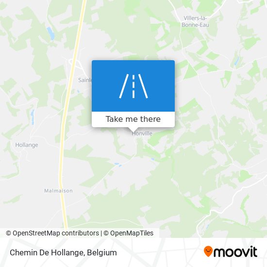 Chemin De Hollange map