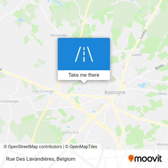 Rue Des Lavandières plan