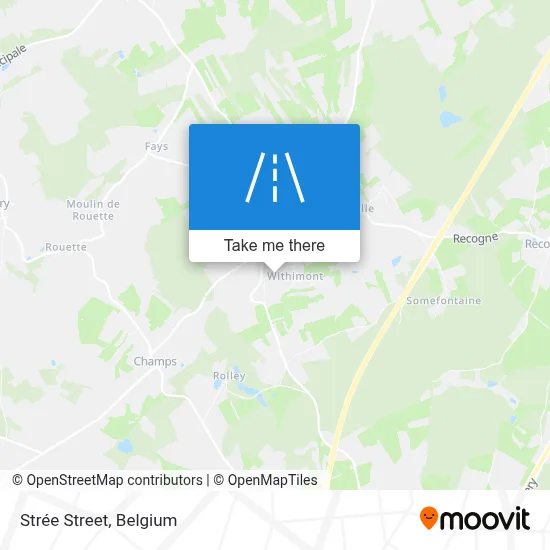 Strée Street map