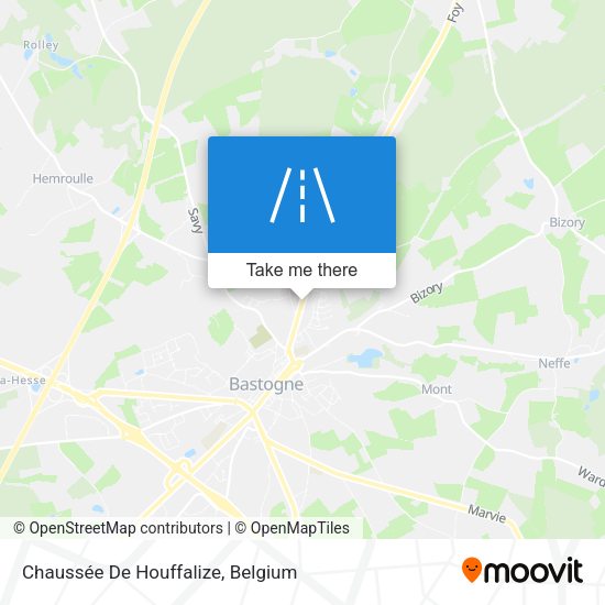 Chaussée De Houffalize map