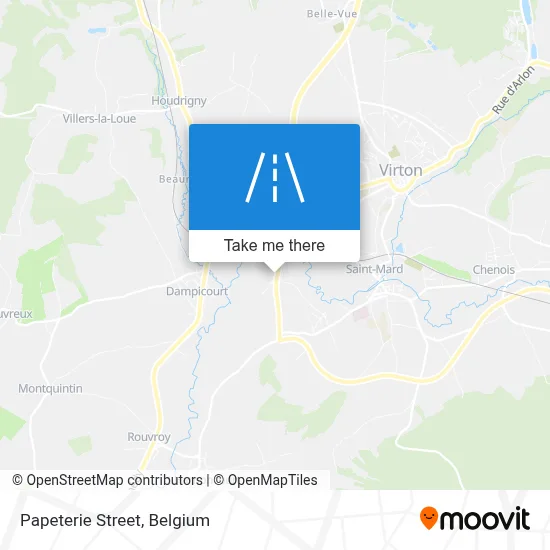 Papeterie Street map