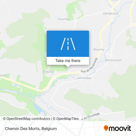 Chemin Des Morts plan