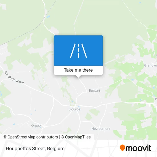 Houppettes Street map