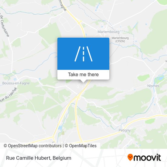 Rue Camille Hubert plan