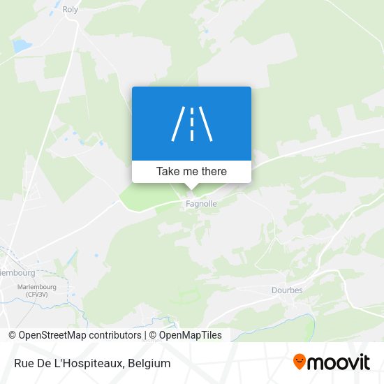 Rue De L'Hospiteaux plan