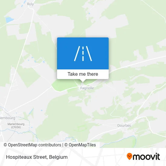 Hospiteaux Street map