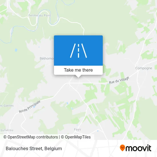 Balouches Street map