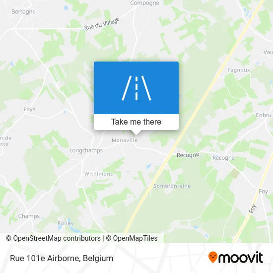 101st Airborne Street map