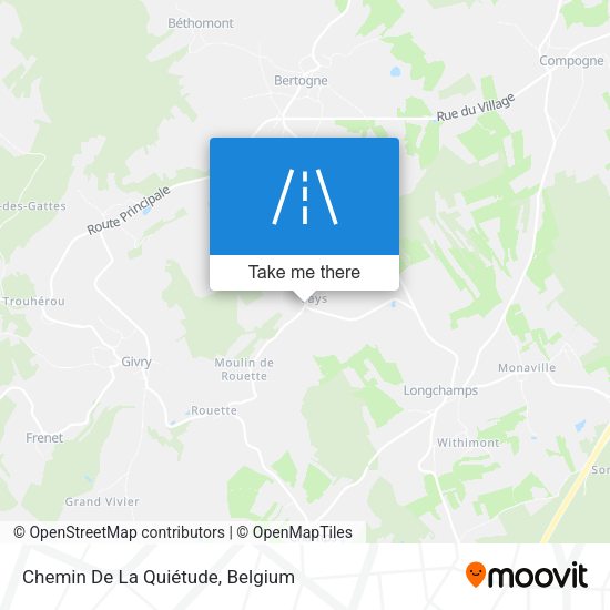 Chemin De La Quiétude map