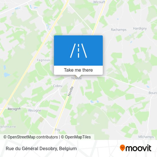 Rue du Général Desobry plan