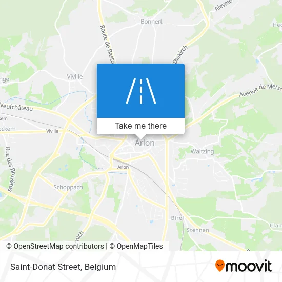 Saint-Donat Street map