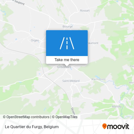 Le Quartier du Furgy plan