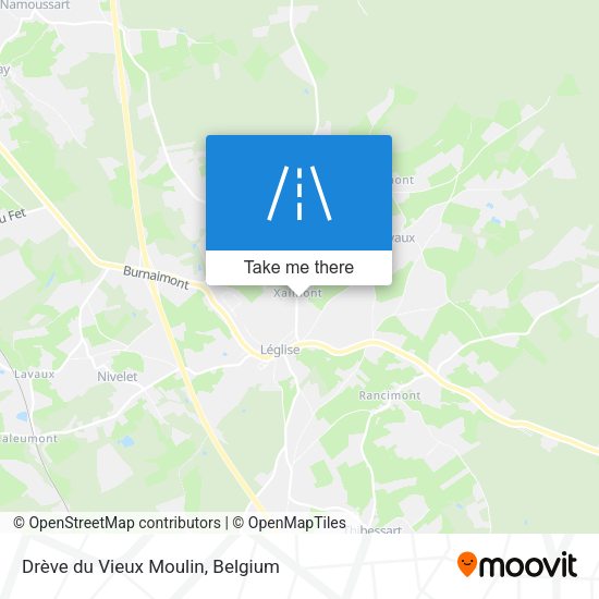 Drève du Vieux Moulin plan