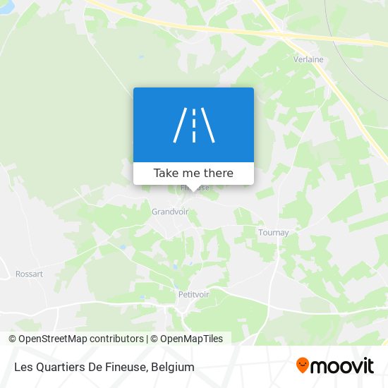 Les Quartiers De Fineuse map