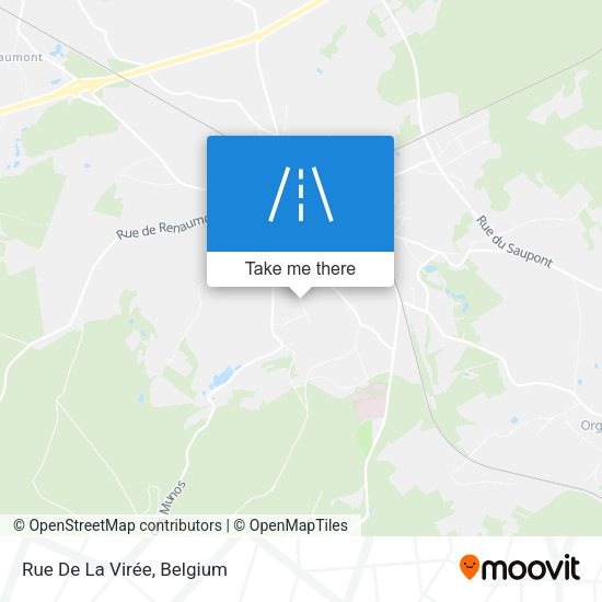 Rue De La Virée plan
