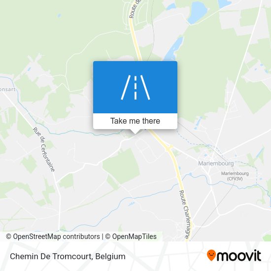 Chemin De Tromcourt plan