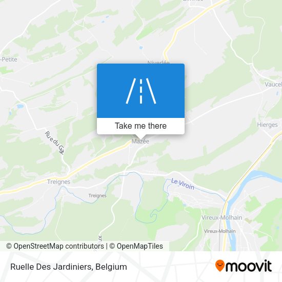 Ruelle Des Jardiniers plan
