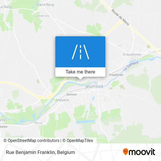 Benjamin Franklin Street map