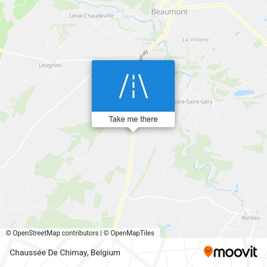 Chaussée De Chimay plan