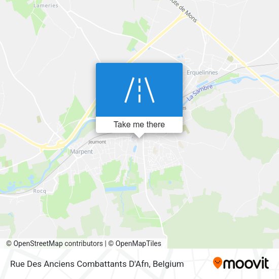 Rue Des Anciens Combattants D'Afn plan