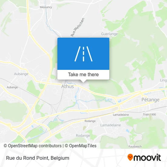 Roundabout Street map