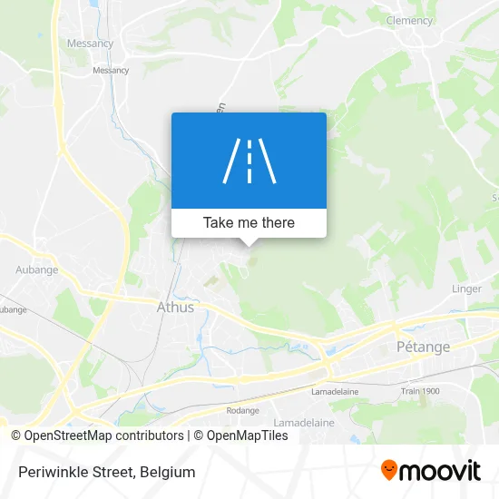 Periwinkle Street map