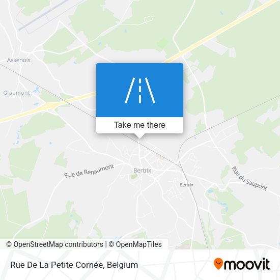Rue De La Petite Cornée map