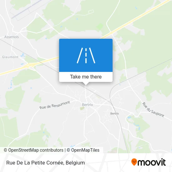 Rue De La Petite Cornée map