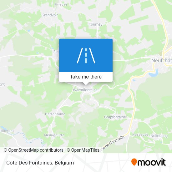 Côte Des Fontaines plan