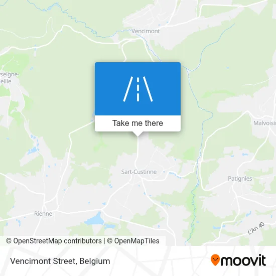 Vencimont Street map