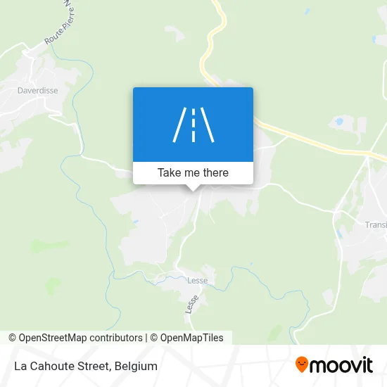 La Cahoute Street map