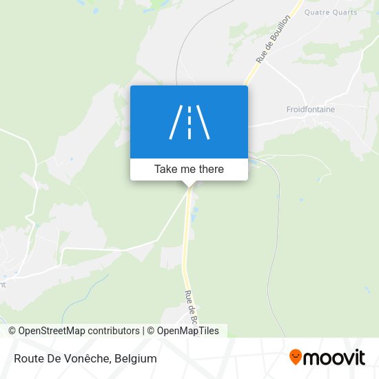 Route De Vonêche map