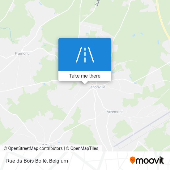Rue du Bois Bollé map