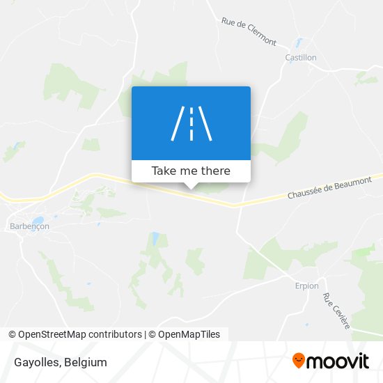 Gayolles map