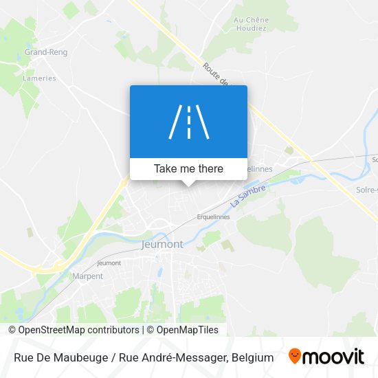 Rue De Maubeuge / Rue André-Messager map