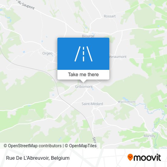 Rue De L'Abreuvoir plan