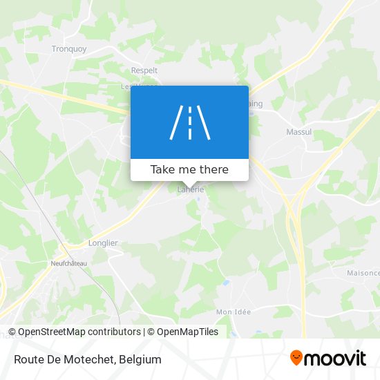 Route De Motechet map
