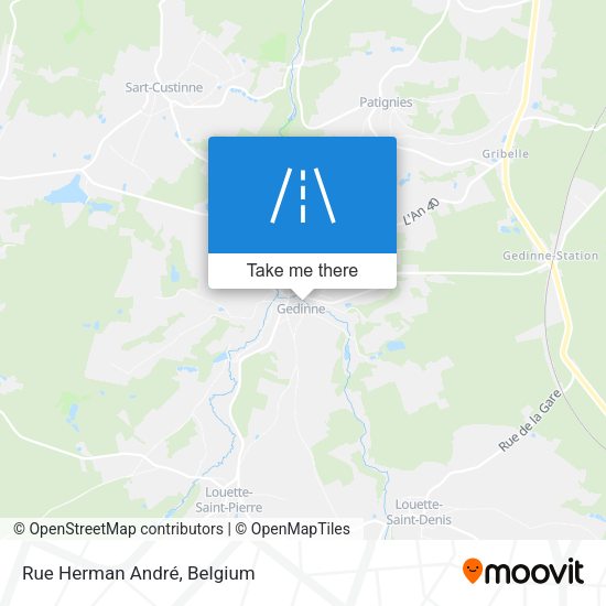 Rue Herman André plan